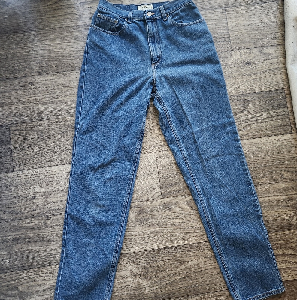 L.L. Bean Women's High Rise Jeans - Blue